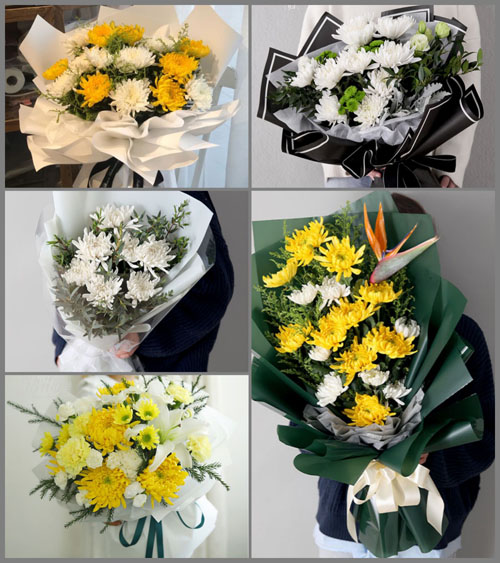 浙江省丽水莲都区碧湖镇白事花束代送